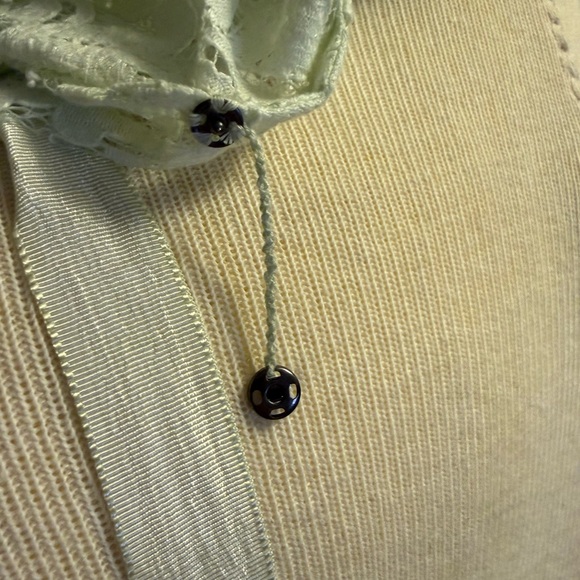 NWT Free People Elegant Lenna Mint Lace Slip Dress + Bed Jacket Small - Picture 7 of 15